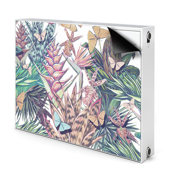 Heizkörperverkleidung magnet Blumen und schmetterlinge
