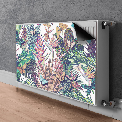 Heizkörperverkleidung magnet Blumen und schmetterlinge