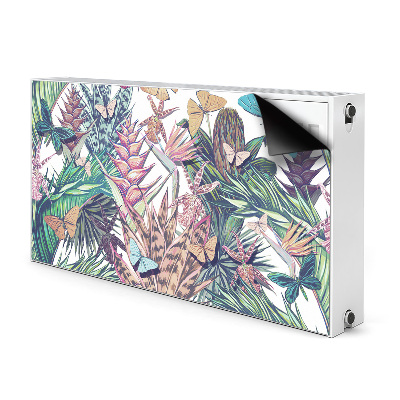 Heizkörperverkleidung magnet Blumen und schmetterlinge