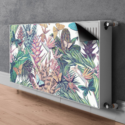 Heizkörperverkleidung magnet Blumen und schmetterlinge