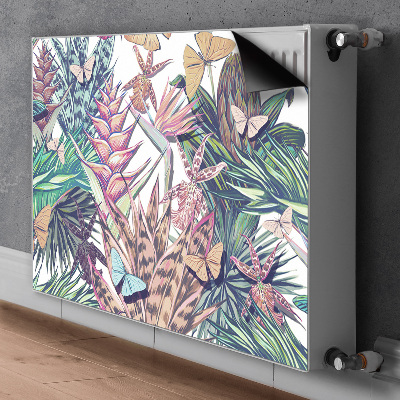Heizkörperverkleidung magnet Blumen und schmetterlinge