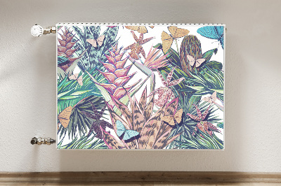 Heizkörperverkleidung magnet Blumen und schmetterlinge