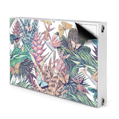 Heizkörperverkleidung magnet Blumen und schmetterlinge