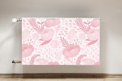 Magnet Heizkörperverkleidung Rosa mohnblumen