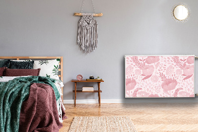 Magnet Heizkörperverkleidung Rosa mohnblumen