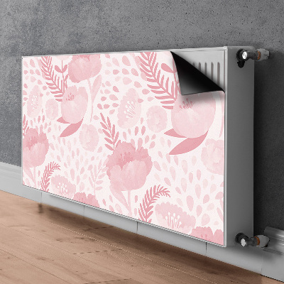Magnet Heizkörperverkleidung Rosa mohnblumen