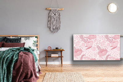 Magnet Heizkörperverkleidung Rosa mohnblumen