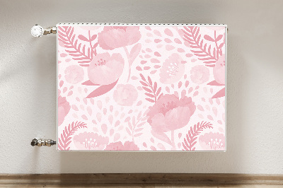 Magnet Heizkörperverkleidung Rosa mohnblumen