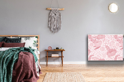 Magnet Heizkörperverkleidung Rosa mohnblumen