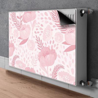 Magnet Heizkörperverkleidung Rosa mohnblumen