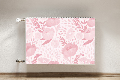Magnet Heizkörperverkleidung Rosa mohnblumen