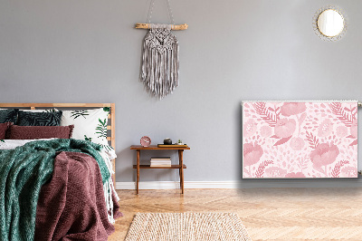 Magnet Heizkörperverkleidung Rosa mohnblumen