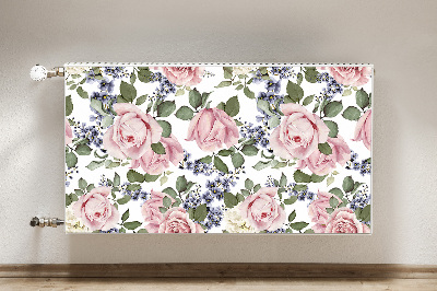 Magnet Heizkörperverkleidung Aquarellrosen