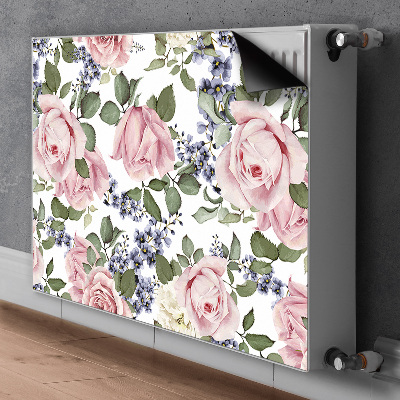 Magnet Heizkörperverkleidung Aquarellrosen