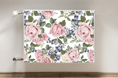 Magnet Heizkörperverkleidung Aquarellrosen