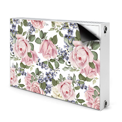 Magnet Heizkörperverkleidung Aquarellrosen