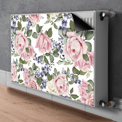 Magnet Heizkörperverkleidung Aquarellrosen
