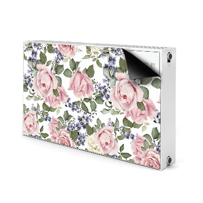 Magnet Heizkörperverkleidung Aquarellrosen