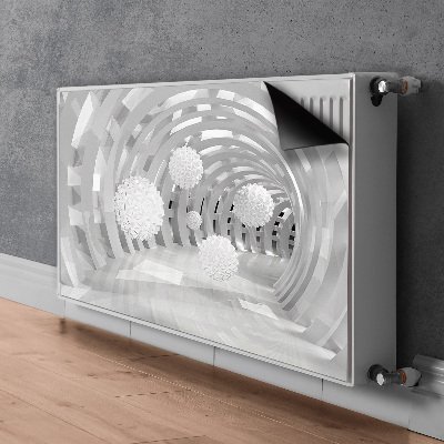 Magnet Heizkörperverkleidung Abstrakter 3d-tunnel