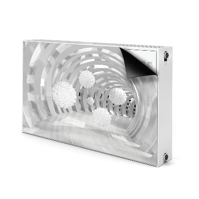Magnet Heizkörperverkleidung Abstrakter 3d-tunnel