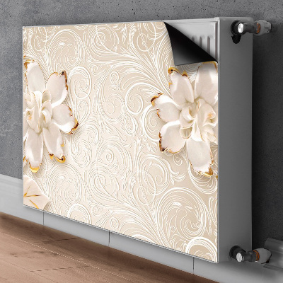 Heizkörperverkleidung magnet Blumengrafik