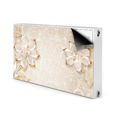 Heizkörperverkleidung magnet Blumengrafik