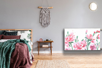 Magnet Heizkörperverkleidung Pinke blumen