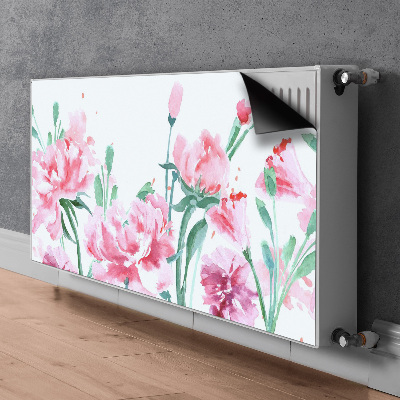 Magnet Heizkörperverkleidung Pinke blumen