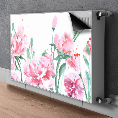 Magnet Heizkörperverkleidung Pinke blumen