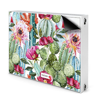 Heizkörperverkleidung magnet Buntes kakteen