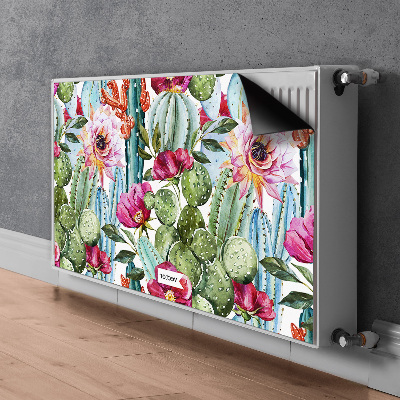 Heizkörperverkleidung magnet Buntes kakteen