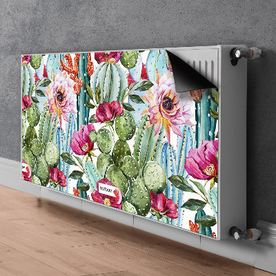 Heizkörperverkleidung magnet Buntes kakteen