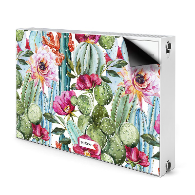Heizkörperverkleidung magnet Buntes kakteen
