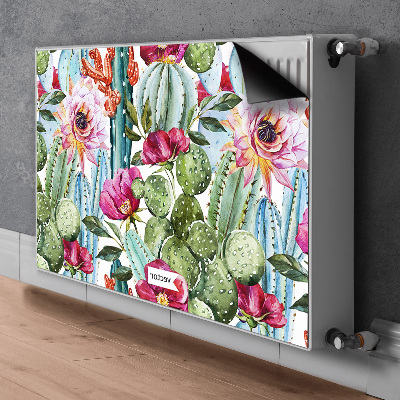 Heizkörperverkleidung magnet Buntes kakteen