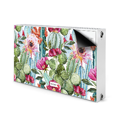 Heizkörperverkleidung magnet Buntes kakteen