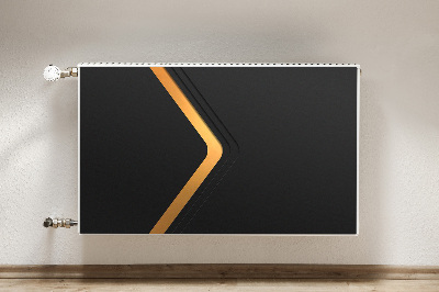 Heizkörperverkleidung magnetisch Elegante schwarze grafiken