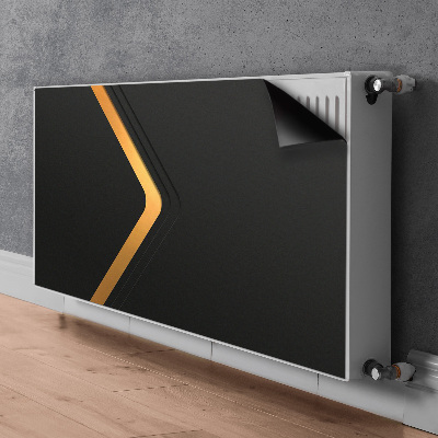 Heizkörperverkleidung magnetisch Elegante schwarze grafiken