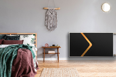 Heizkörperverkleidung magnetisch Elegante schwarze grafiken