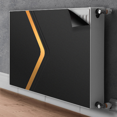 Heizkörperverkleidung magnetisch Elegante schwarze grafiken