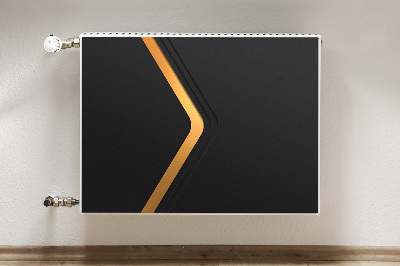 Heizkörperverkleidung magnetisch Elegante schwarze grafiken