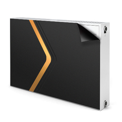 Heizkörperverkleidung magnetisch Elegante schwarze grafiken