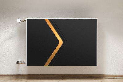 Heizkörperverkleidung magnetisch Elegante schwarze grafiken