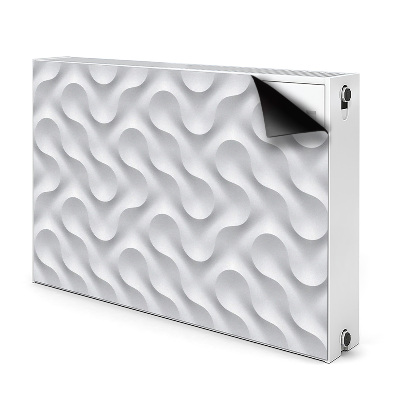Heizkörperverkleidung magnetisch Wellige 3d-illusion
