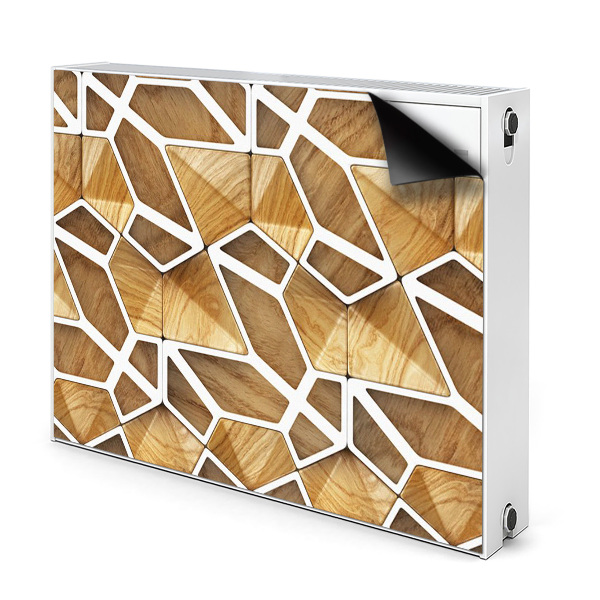 Heizkörperverkleidung magnetisch Holzmuster