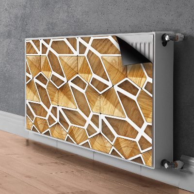 Heizkörperverkleidung magnetisch Holzmuster