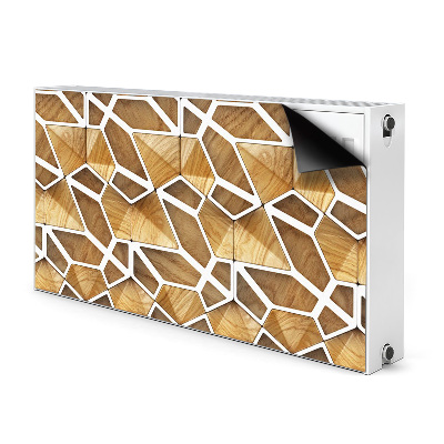 Heizkörperverkleidung magnetisch Holzmuster