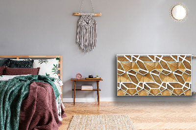 Heizkörperverkleidung magnetisch Holzmuster