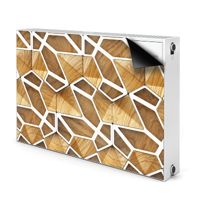 Heizkörperverkleidung magnetisch Holzmuster
