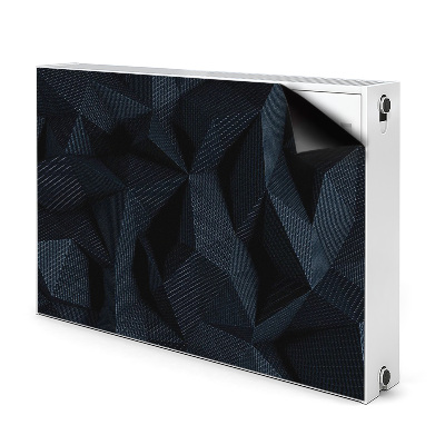 Heizkörperverkleidung magnetisch Geometrische 3d-grafiken