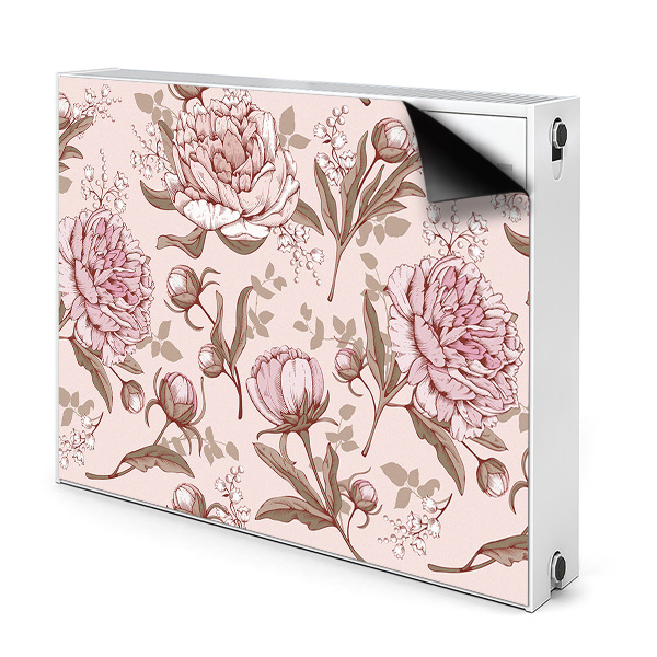 Magnet Heizkörperverkleidung Rosa pfingstrosen